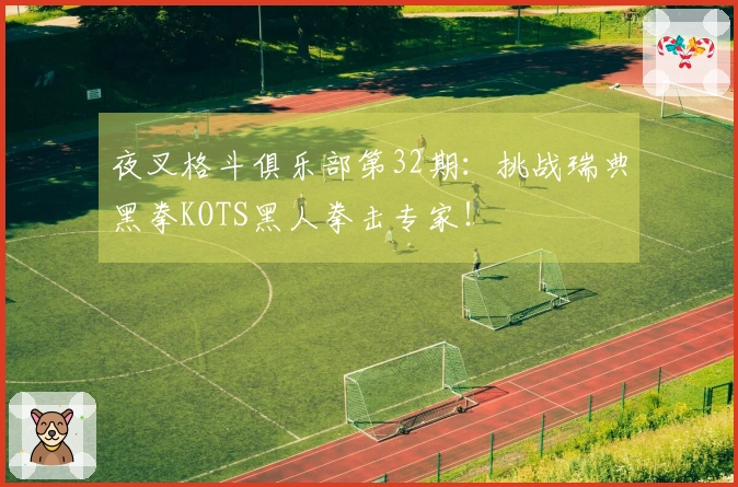 夜叉格斗俱乐部第32期：挑战瑞典黑拳KOTS黑人拳击专家！